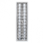 CARCASA EMPOTRABLE Y SOBREPUESTA PARA TUBO LED SPTA 2X32W PTAS REDONDAS 120X30